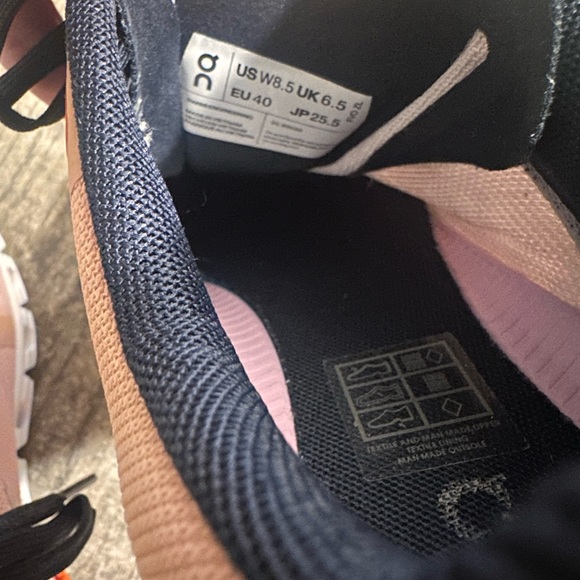 OC Women's Athletic Shoes - Coral and Lavender - Picture 5 of 6